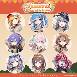Ayunda Risu, Moona Hoshinova, Airani Iofifteen, Kureiji Ollie, Anya Melfissa, Pavolia Reine, Vestia Zeta, Kaela Kovalskia & Kobo Kanaeru - Juara Khatulistiwa [Theme Song hololive IDOL PROJECT].mp3