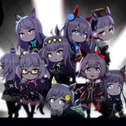 Oguri Cap (CV: Tomoyo Takayanagi), Chrono Genesis (CV: Hiyori Manase), Seiun Sky (CV: Akari Kito), Gold Ship (CV: Hitomi Ueda), Curren Chan (CV: Yu Sasahara), Biwa Hayahide (CV: Yui Kondo), Hishi Miracle (CV: Sakura Kasuga), Tamamo Cross (CV: Naomi Ohzora) & Mejiro McQueen (CV: Saori Onishi) - Hai no memoire [Theme Song Umayuru: Pretty Gray].mp3