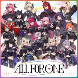 Raora Panthera, Cecilia Immergreen, Elizabeth Rose Bloodflame, Gigi Murin, Ouro Kronii, IRyS, Mori Calliope, Ninomae Ina'nis, Hakos Baelz, Takanashi Kiara, Nerissa Ravencroft, Fuwawa Abyssgard, Shiori Novella, Mococo Abyssgard, Koseki Bijou - All for One [Theme Song hololive IDOL PROJECT].mp3