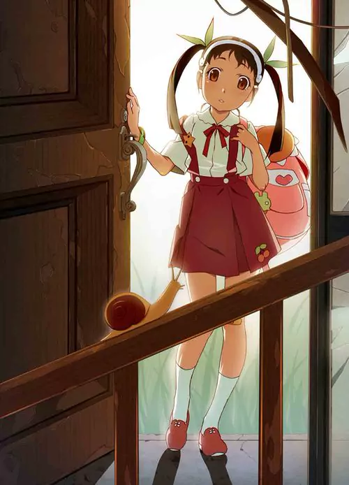 Mayoi Hachikuji (CV: Emiri Kato) - happy bite [Opening 2 Monogatari Series: Second Season].mp3