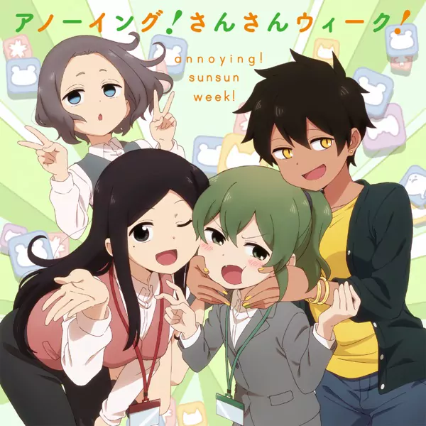 Futaba Igarashi (CV: Tomori Kusunoki), Touko Sakurai (CV: Saori Hayami), Natsumi Kurobe (CV: Reina Aoyama), Mona Tsukishiro (CV: Aoi Koga)