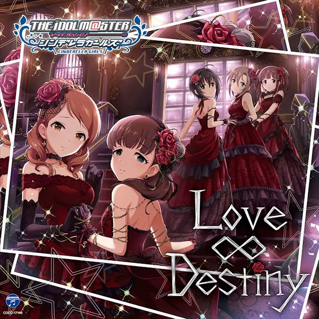 Mayu Sakuma (CV: Yui Makino), Karen Hojo (CV: Mai Fuchigami), Miho Kohinata (CV: Minami Tsuda), Riina Tada (CV: Ruriko Aoki), Chieri Ogata (CV: Naomi Ohzora) - Love∞Destiny [Theme Song The iDOLM@STER Cinderella Girls].mp3