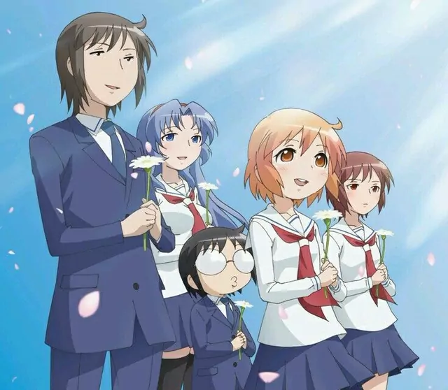 ESP Research Society (Haruka Kotoura (CV: Hisako Kanemoto), Yoshihisa Manabe (CV: Jun Fukushima), Yuriko Mifune (CV: Kana Hanazawa), Daichi Muroto (CV: Hiro Shimono), Hiyori Moritani (CV: Yurika Kubo)) - ESP-ken no Theme [Kotoura-san ED02]